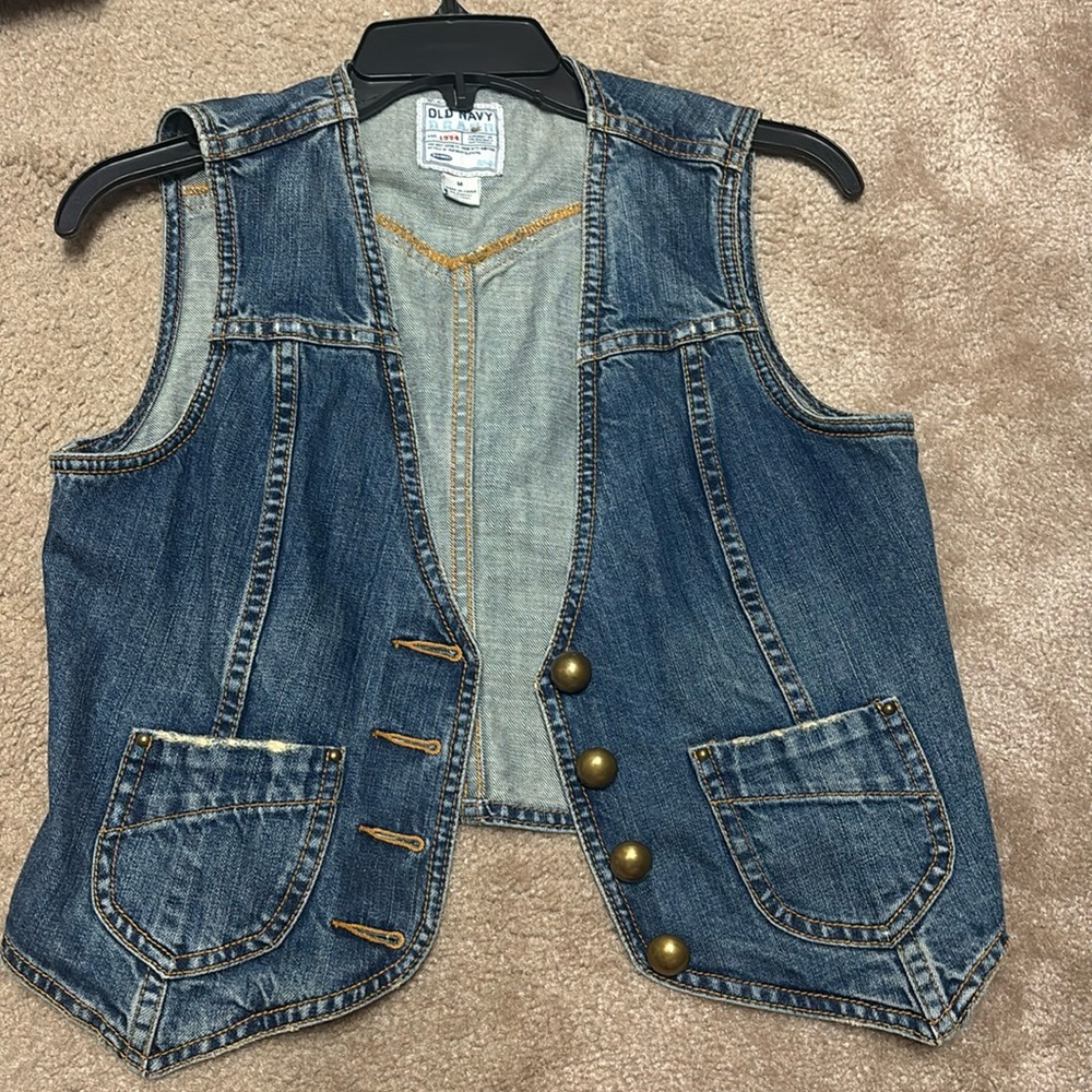 Vintage old navy est 1994 denim vest